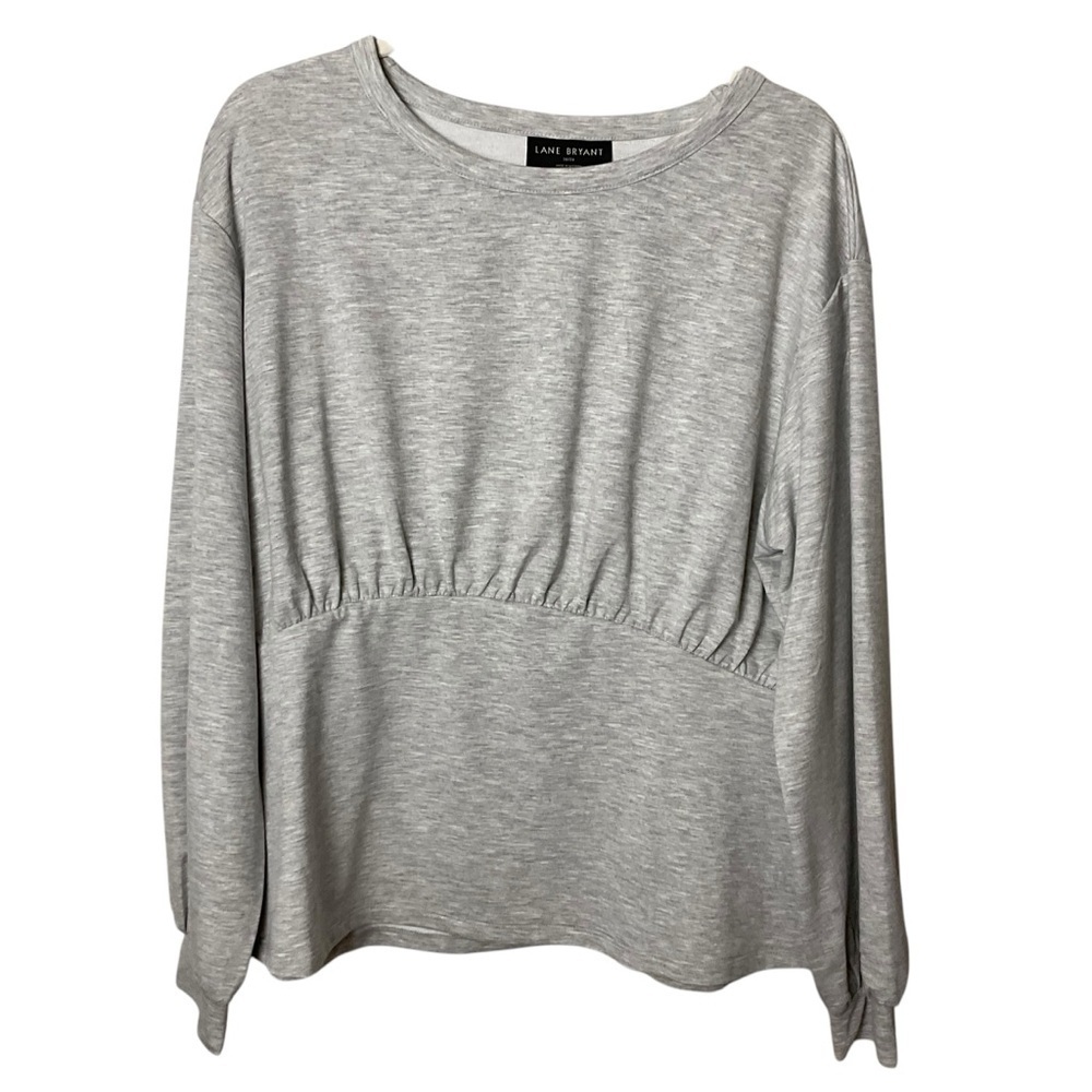 Lane Bryant Relaxed Crew-Neck Waist Panel Sweatshirt - Picture 4 of 11